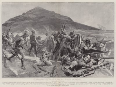 No Surrender! The Defence of Fort Itala, Zululand by Richard Caton Woodville junior